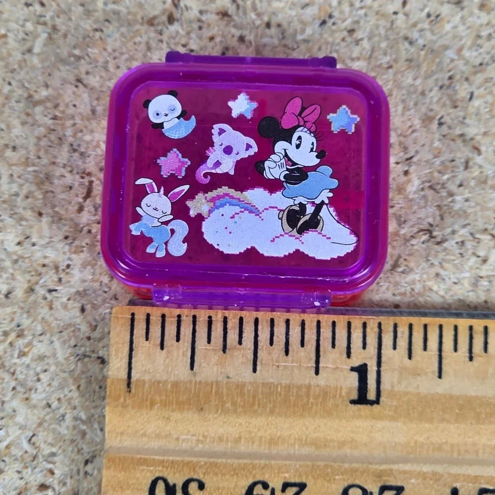 Zuru mini disney Minnie Mouse Lunch Box Container Purple Cute Animals‎